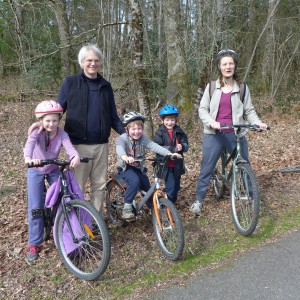 Biking to Lac St. Helene